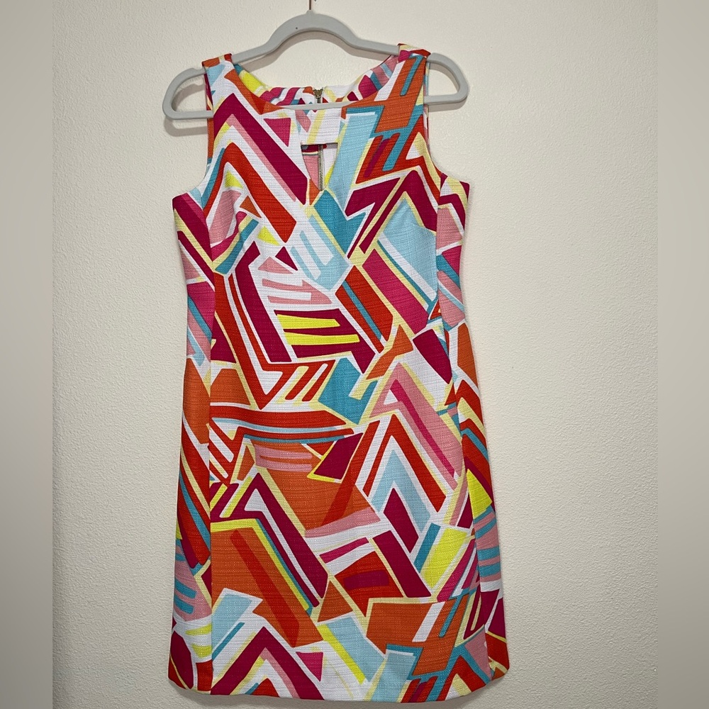 X Ronni Nicole Formal Color Block Dress Size 6